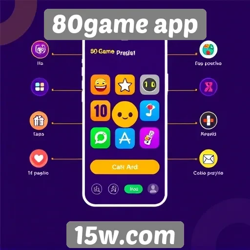 Características da interface do 80game app